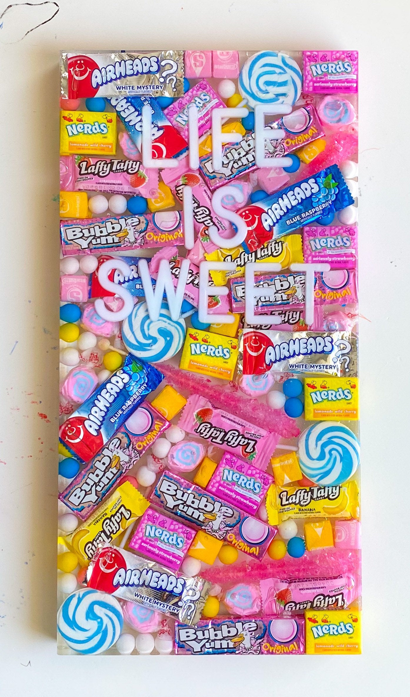 Custom Candy Wall Art, 9"x18"