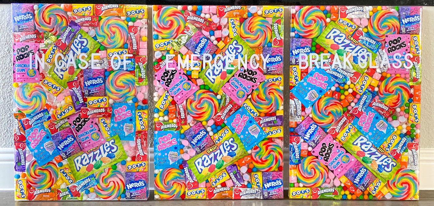 Custom Candy Wall Art, 16"x24"